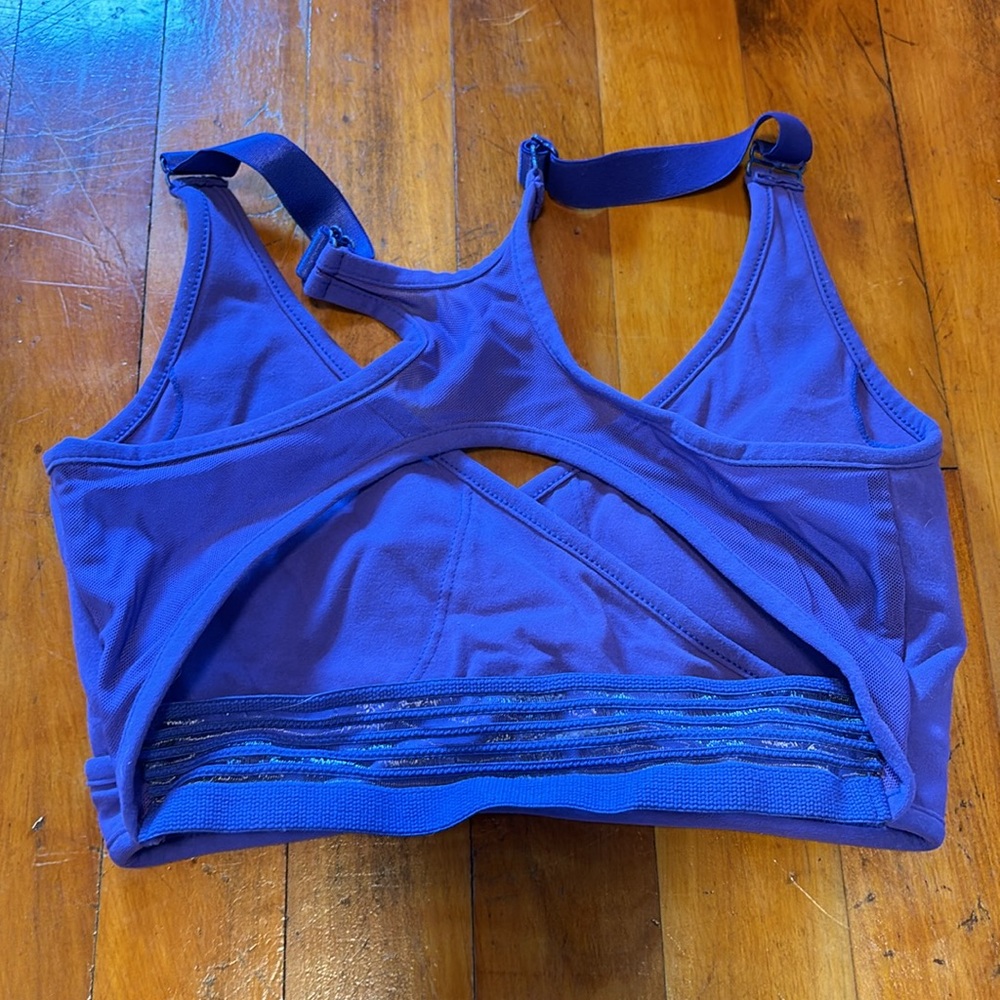 Gymshark Purple Sports Bra - Picture 2 of 2